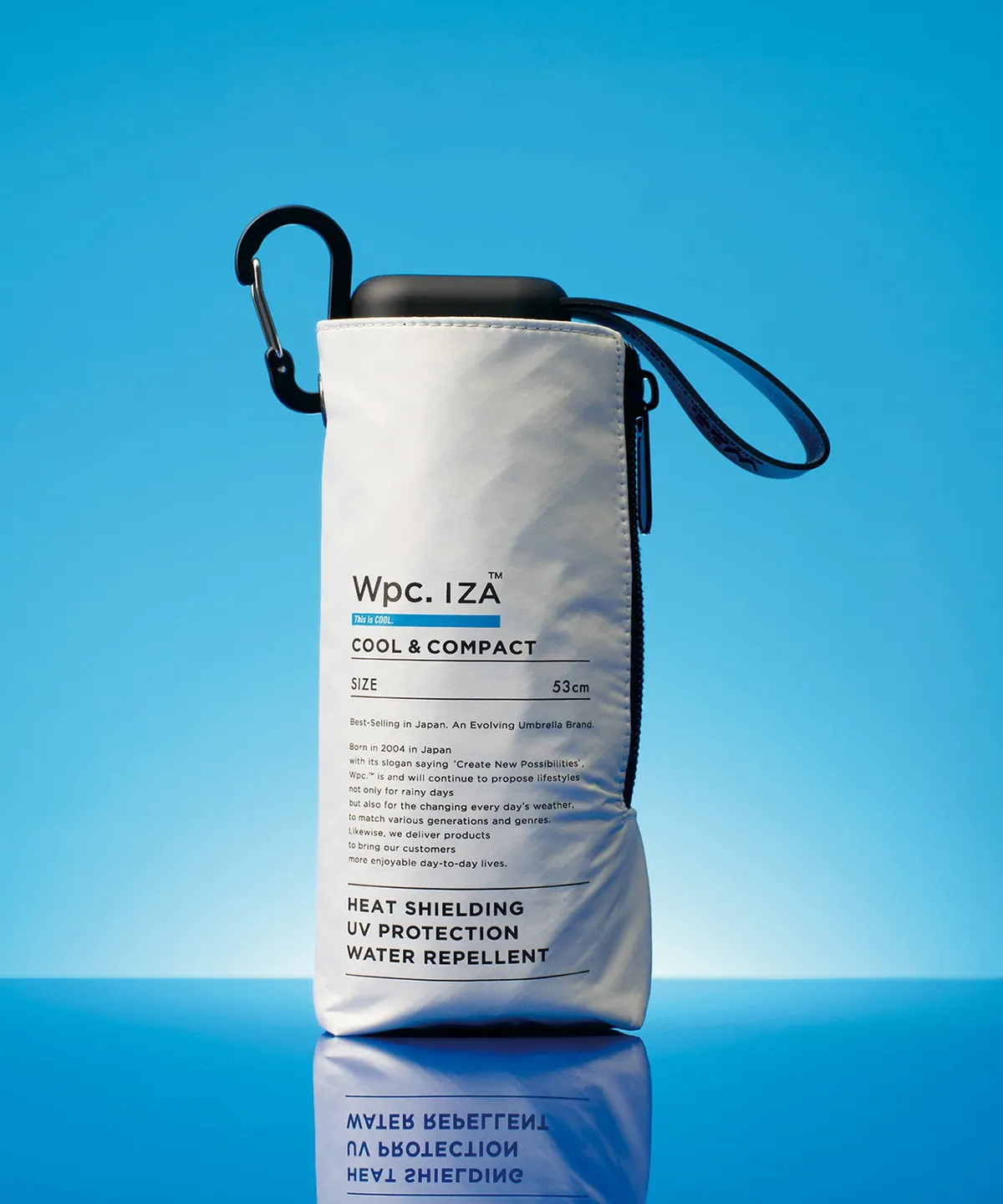 収納ケースに入った「Wpc. IZA COOL & COMPACT」