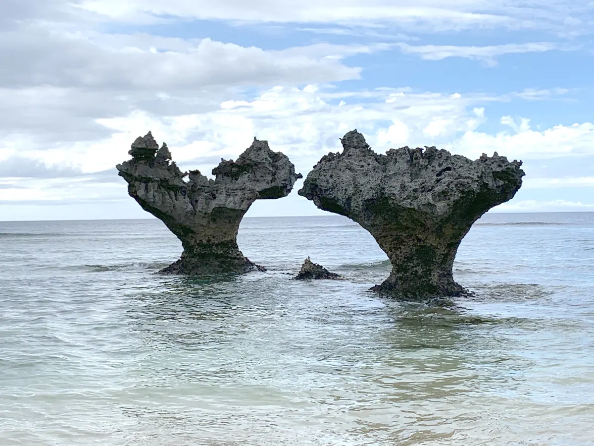 古宇利島のハートロックの写真(7)