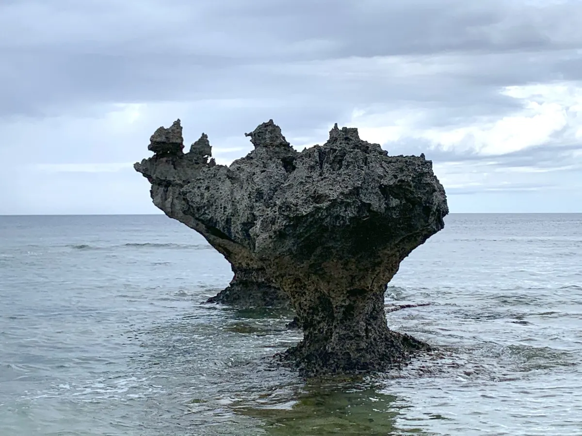 古宇利島のハートロックの写真(8)