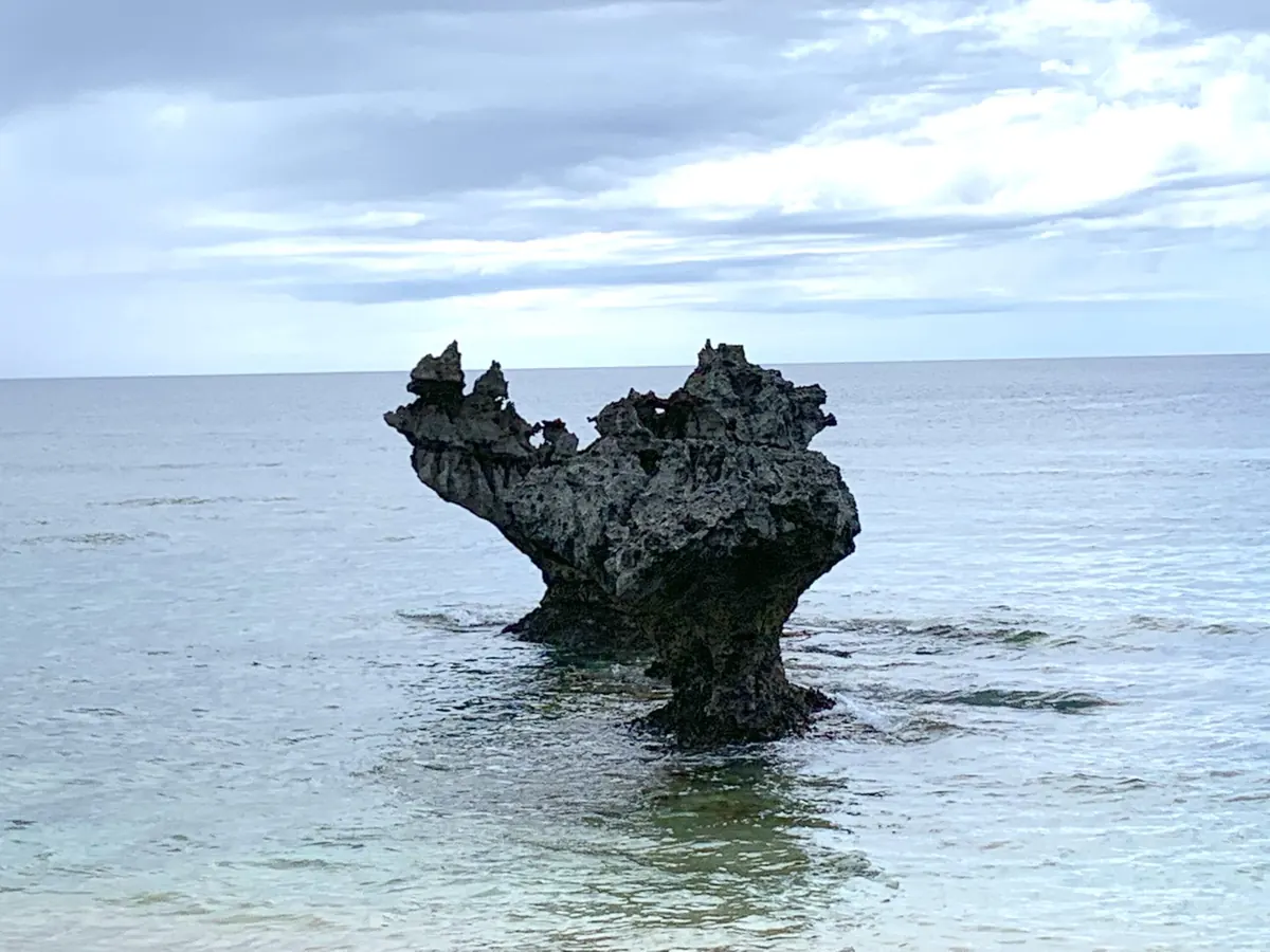 古宇利島のハートロックの写真(13)